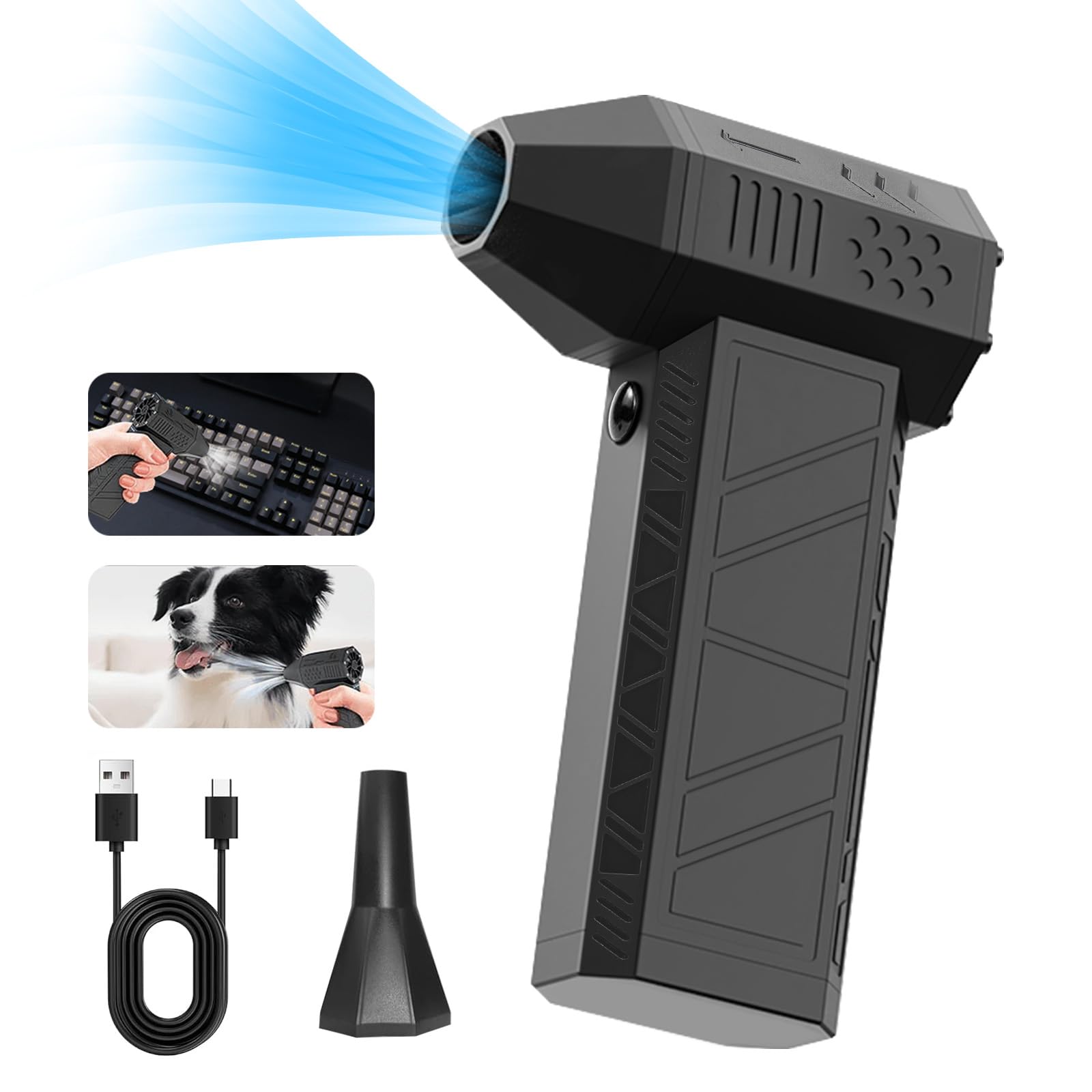 【新品】 ブロワー 洗車 エアダスター 電気エアダスター 55000RPM 軽量 楽天市場】エアダスター電動エアダスターブロワー洗車ブロアー超